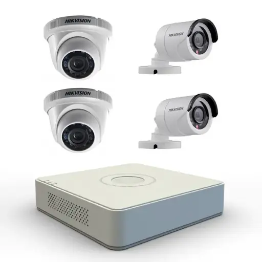 Hikvision ColorVu CCTV Camera 4 Channel Full Kit